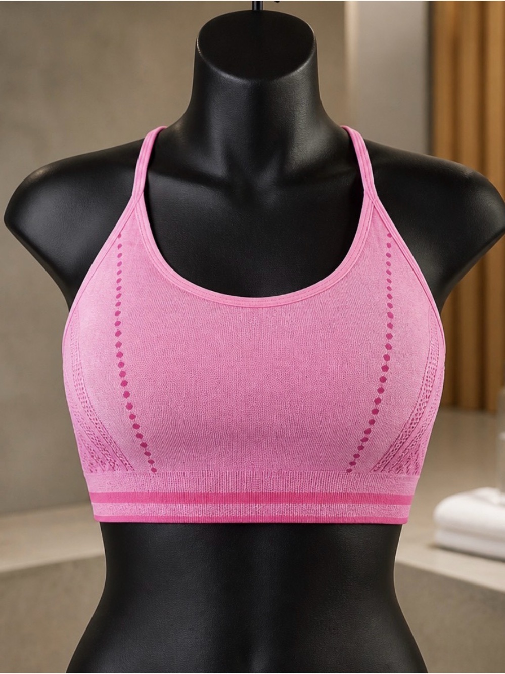 Athletic Works Vibrant Pink Sports Bra